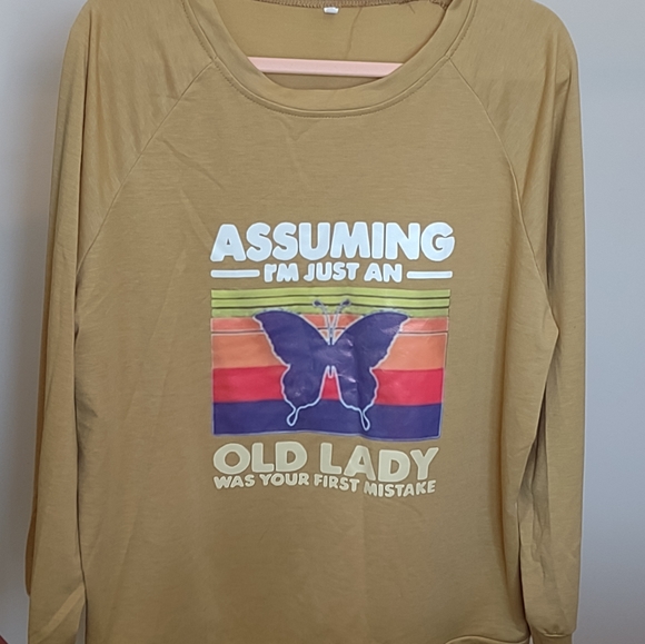 Graphic T-Shirt with a little attitude NWOT Size 2x Long Sleeve - Picture 3 of 3